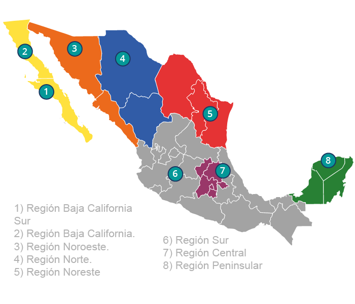 zonas geográficas